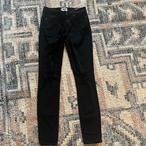 Paige jeans salem black size 27